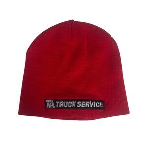 TA Truck Service Beanie Cap Hat Red Fleetguard Logo